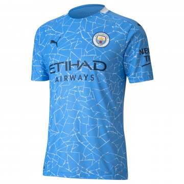 Manchester City Home Soccer Jerseys Mens 2020/21 - Player Version