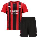 Kids 2021-2022 AC Milan Home Soccer Kit
