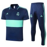 Real Madrid Polo Tracksuit Royal Blue 2020/21