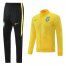 2021-2022 Brazil Jacket + Pants Training Suit Yellow