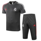 Real Madrid Short Training Suit Grey 2020/21