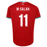 M.SALAH #11 Liverpool Home Soccer Jerseys 2020/21(UCL Font)