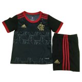 Kids 2021-2022 Flamengo Third Soccer Kit
