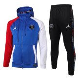 PSG x Jordan Hoodie Jacket + Pants Training Suit Blue 2020/21