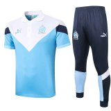 Olympique Marseille Polo Tracksuit White 2020/21
