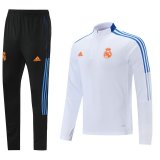 2021-2022 Real Madrid Training Suit White
