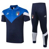 Italy Polo Tracksuit Royal Blue 2020/21