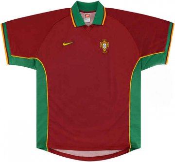 Portugal Retro Home Soccer Jerseys Mens 1997/98