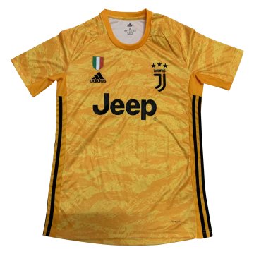 19-20 Juventus Yellow Goalkeeper Soccer Jersey Shirt