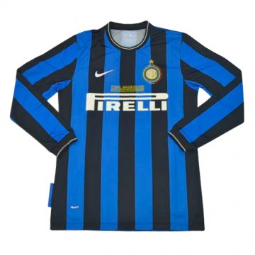 Inter Milan Retro Home Jersey Long Sleeve Mens 2009/10