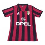 AC Milan Retro Home Soccer Jerseys Mens 1996