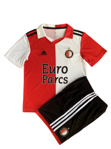 Feyenoord Rotterdam Home Soccer Kit Kids 2022/23