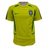 Brazil Home Retro Soccer Jerseys Mens 2002