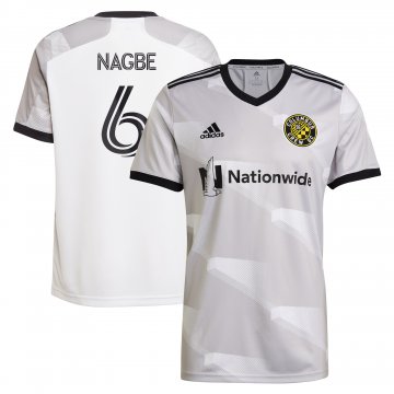 2021-22 Columbus Crew SC Nagbe 6# White Soccer Jersey