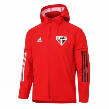 Sao Paulo FC All Weather Windrunner Jacket Red 2020/21