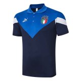 Italy Polo Short Jersey Blue 2020
