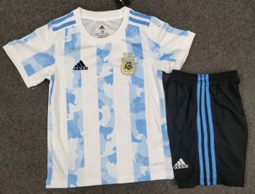Argentina Home Soccer Jerseys Kit Kids 2020