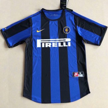 Inter Milan Retro Home Soccer Jerseys Mens 1999-2000