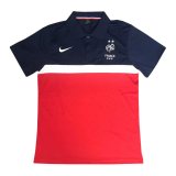 France Polo Shirt Navy- Red 2020/21