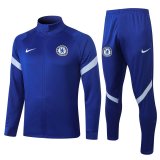 Chelsea Jacket + Pants Training Suit Blue 2020/21