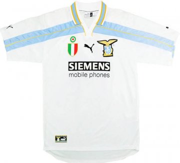 S.S. Lazio Retro Home Soccer Jerseys Mens 2000/01 with patch