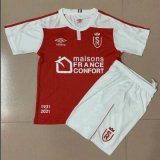 Stade de Reims Home Soccer Jerseys Kit Kids 2020/21