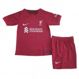 Kids 2022-2023 Liverpool Home Soccer Kit