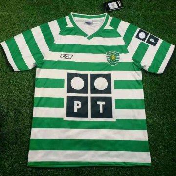 Sporting Clube de Portugal Retro Home Soccer Jerseys Mens 2003-2004
