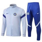 Chelsea Jacket + Pants Training Suit Light Grey 2020/21