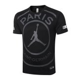 PSG x Jordan Black T-Shirt Mens 2020/21