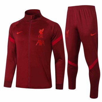Liverpool Jacket + Pants Training Suit Burgundy 2020/21