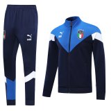 Italy Jacket + Pants Training Suit Royal Blue 2020/21