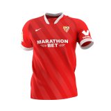 Sevilla Away Red Soccer Jerseys Mens 2020/21