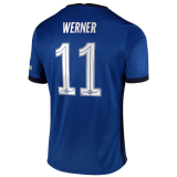 WERNER #11 Chelsea Home Soccer Jersey 2020/21 (UCL Font)