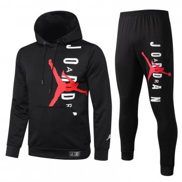 PSG x JORDAN Hoodie Sweatshirt + Pants Suit Black ​II 2020/21