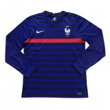 France Home Jersey Long Sleeve Mens 2020