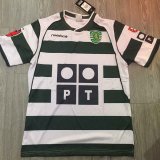 Sporting Clube de Portugal Retro Home Soccer Jerseys Mens 2001