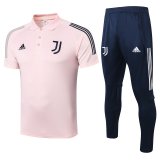Juventus Polo Tracksuit Mens Pink 2020/21