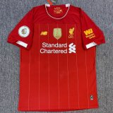 2019-20 Liverpool EPL Champion Soccer Jersey