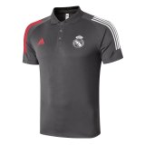Real Madrid Polo Shirt Grey 2020/21