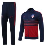 Atletico Madrid Jacket + Pants Training Suit Royal Blue And Red 2020/21