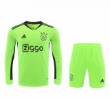 Ajax Goalie Green Long Sleeve Kit Mens 2020/21
