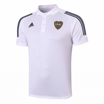 Boca Juniors Polo Shirt White 2020/21