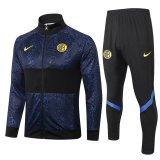 Inter Milan Jacket + Pants Training Suit Blue - Black 2020/21