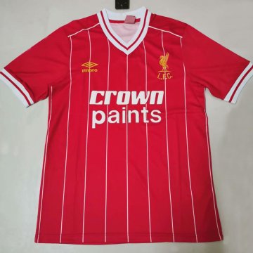 Liverpool Retro Red Soccer Jerseys Mens 1981-1982