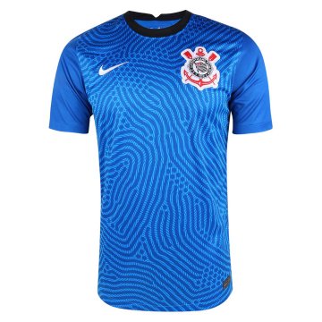 Corinthians Goalkeeper Blue Soccer Jerseys Mens 2020/21 [S8251454]