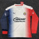 Chivas Away Long Sleeve Soccer Jerseys Mens 2020/21