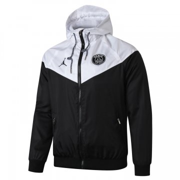 PSG All Weather Windrunner Jacket White - Black 2019/20