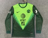 Club America Goalkeeper Long Sleeve Green Soccer Jerseys Mens 2020/21