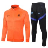 Netherlands Jacket + Pants Training Suit Orange 2020/21